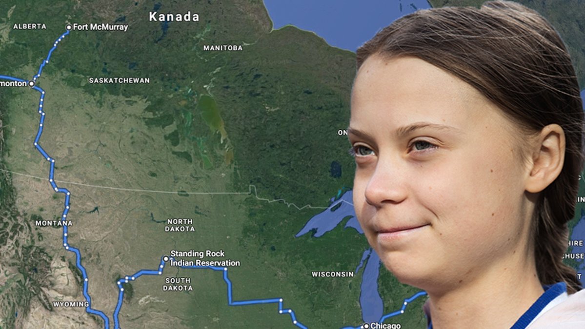 Det har varit en lång månad för klimataktivisten Greta Thunberg som rest över 800 mil under oktober månad.